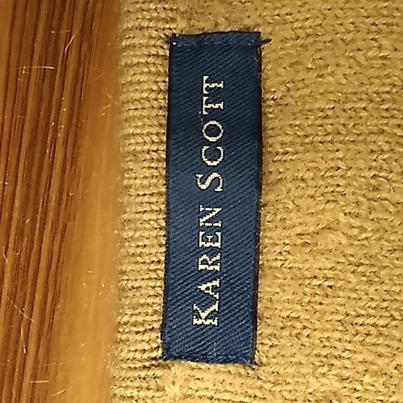 Karen Scott 100% wool XL cardigan sweater - Picture 4 of 4